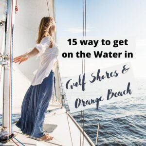 Orange beach get on the water